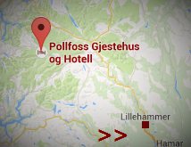 Kaart Pollfoss Gjestehus - Noorwegen