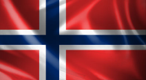 Noorwegen Vlag (212 x 116)