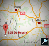 BE - Kaart B&B de Hessie - Turnhout 