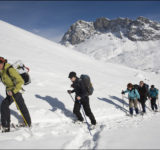 Sneeuwschoenlopen in het Rätikonmassief februari 2008