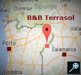 PT - Kaart Terrasol B&B - Noord Portugal 