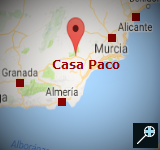 Kaart B&B Casa Paco - Almería