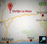 Kaart Cortijo La Haza - Prov. Cordoba - Andalusie 