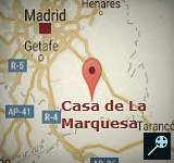 Kaart Casa de La Marquesa Chinchón - Spanje