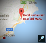 ES - Kaart Hotel Casa del Maco - Regio Valencia (160 x 150) (2)
