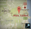 Kaart Mas du Taillet