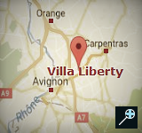 Kaart Villa Liberty - Vaucluse