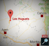 Kaart B&B Les Huguets - Villeneuve-sur-Lot 