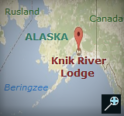 Kaart Knik River Lodge - Alaska