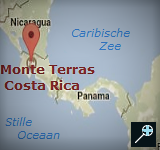 Kaart Monte Terras - Costa Rica 