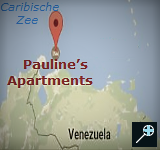 Kaart Pauline’s Apartments - Aruba