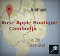 Kaart The Rose Apple Boutique - Cambodja