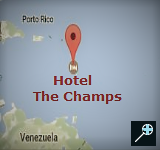 Kaart Hotel The Champs - Dominica
